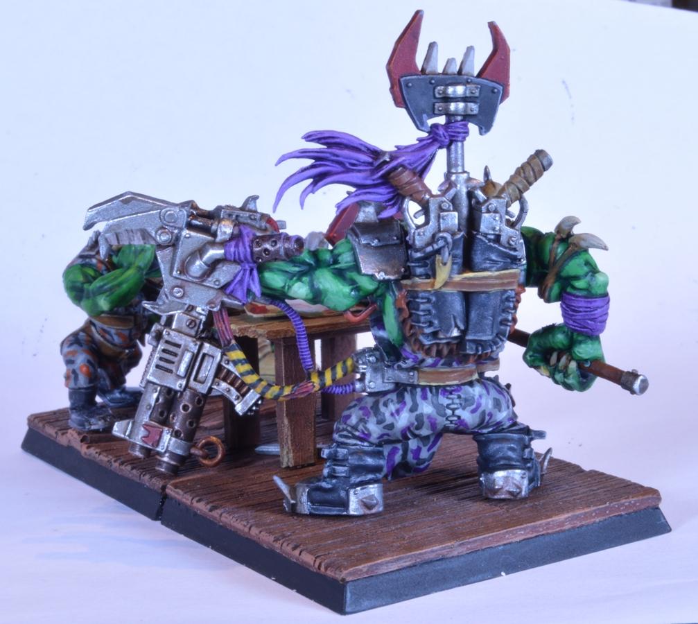 Blood Axe The Art Of War Warboss Ork Blood Axe Warboss The Art Of